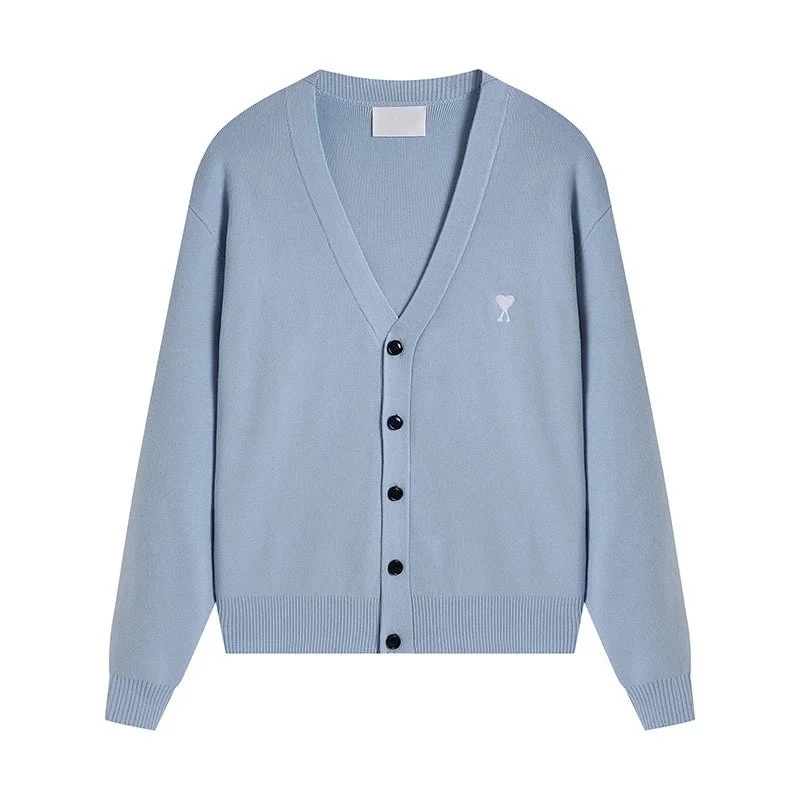 Ami Paris Ami Paris Ami de Coeur Light Blue Cardigan Blue - 1