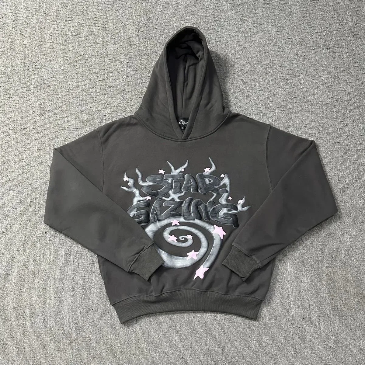 Other Unisex Star Gazing Hoodie in Charcoal Grey Grey - 1
