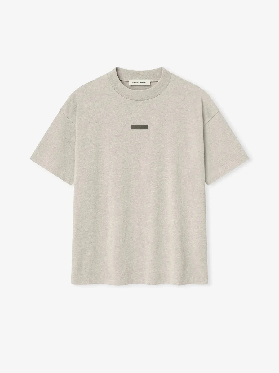 Fear of God Fear of God Essentials Oversized T-Shirt 6295 Light Grey Grey - 1