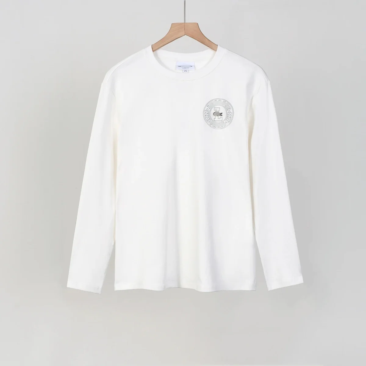 Other White Long Sleeve T-Shirt with Embroidered Logo White - 1