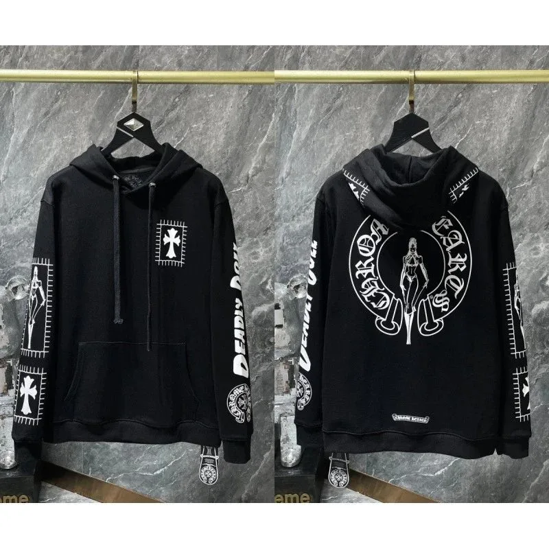 Chrome Hearts Chrome Hearts CH Plus Hoodie 630 Black Sweatshirt Black - 1