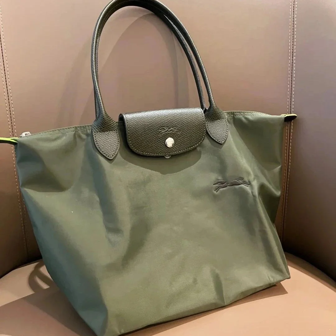 Longchamp Longchamp Le Pliage Eco-Friendly Forest Green Tote Bag Green - 1