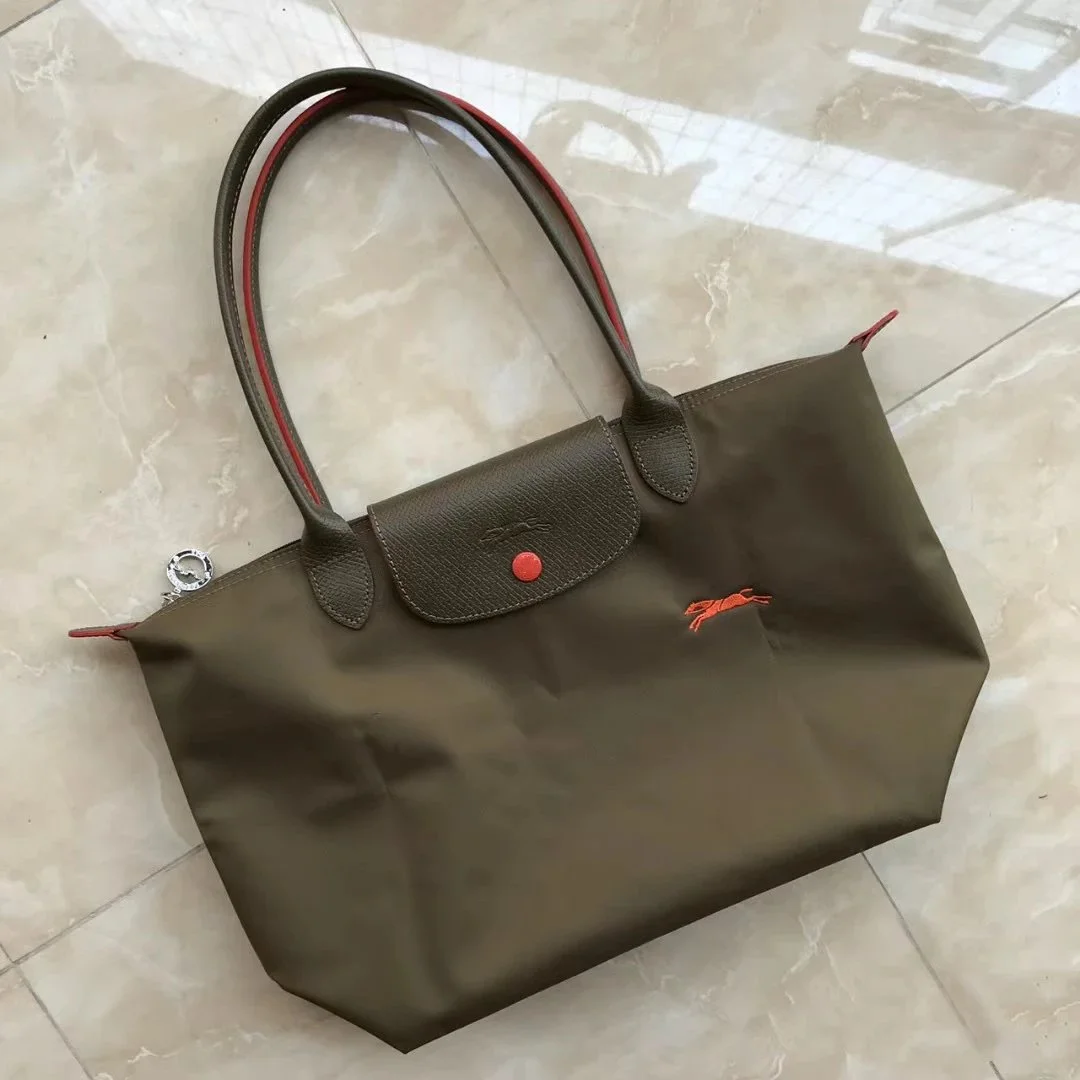 Longchamp Longchamp Le Pliage Anniversary Olive Green Tote Bag Green - 1