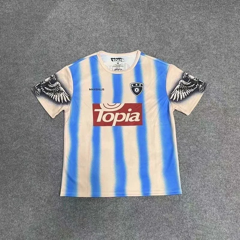 Other Unisex Topia Maxsnlis Striped Jersey Shirt Blue - 1