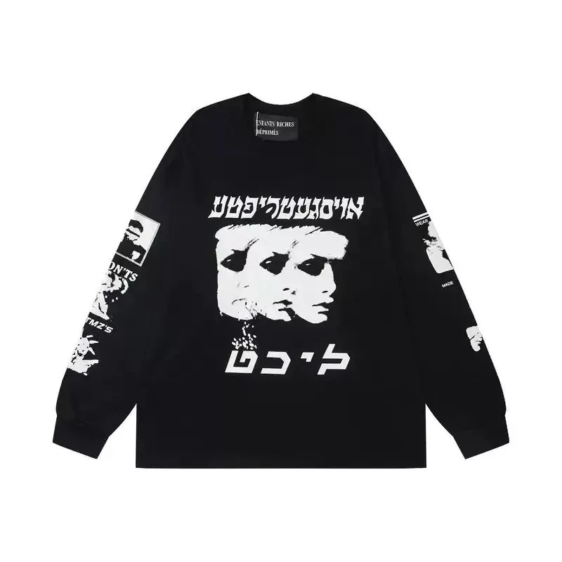 Other Black Graphic Long-Sleeve T-Shirt Black - 1