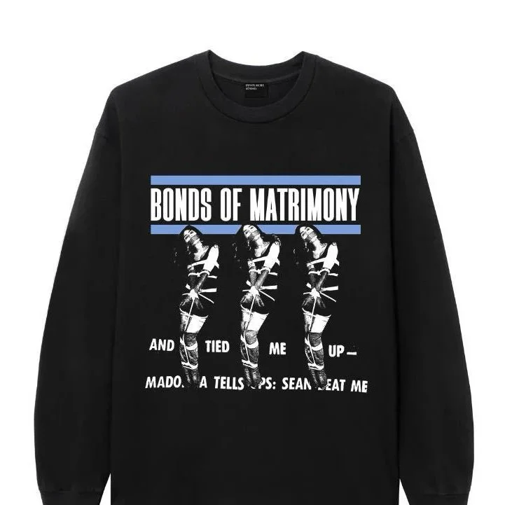 Other Black Bonds of Matrimony Graphic Sweatshirt Black - 1
