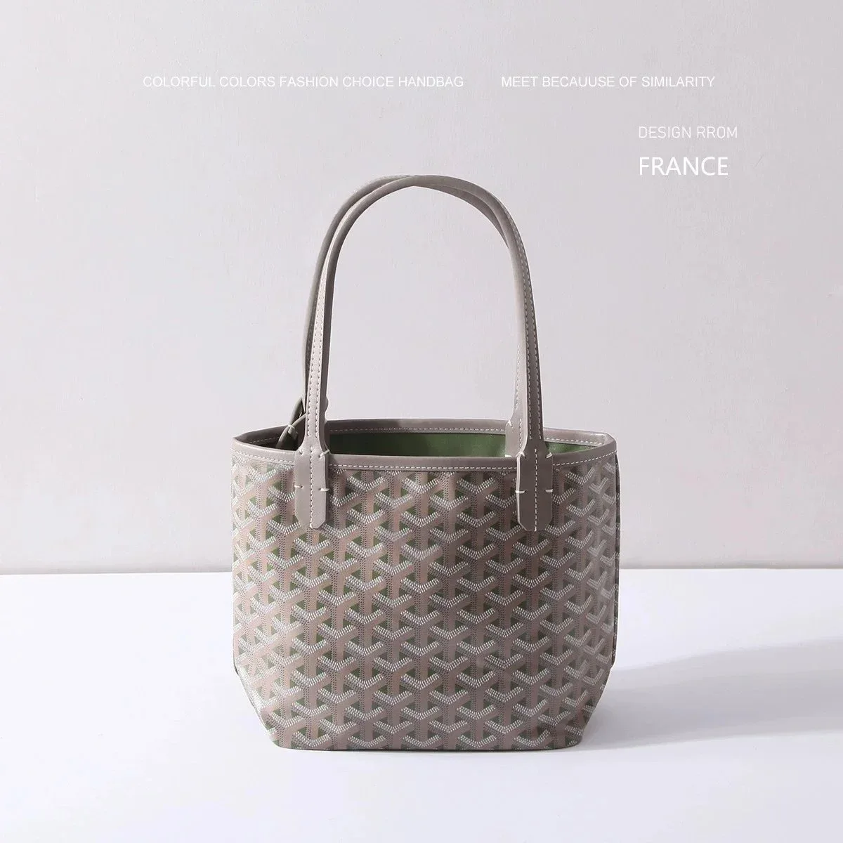 Goyard Goyard Saint Louis Grey Green Tote Bag Grey - 1