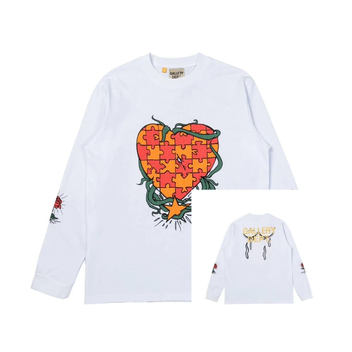 Gallery Dept. Gallery Dept. Art That Kills White Long-Sleeve T-Shirt White - 1