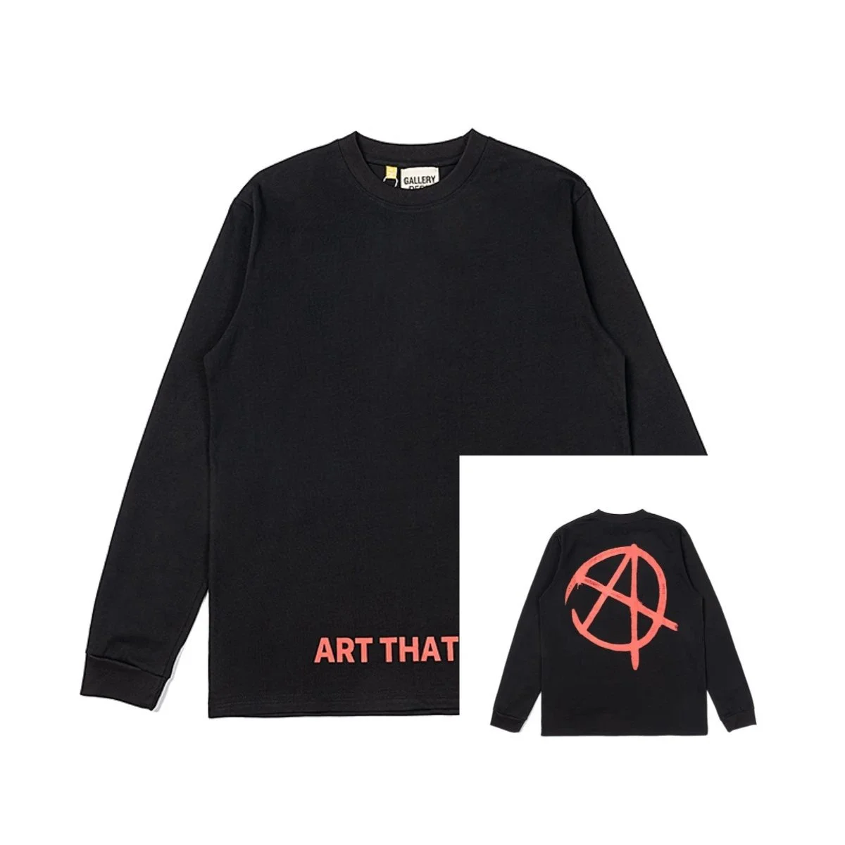 Gallery Dept. Gallery Dept. Art That Kills Black Long-Sleeve T-Shirt Black - 1