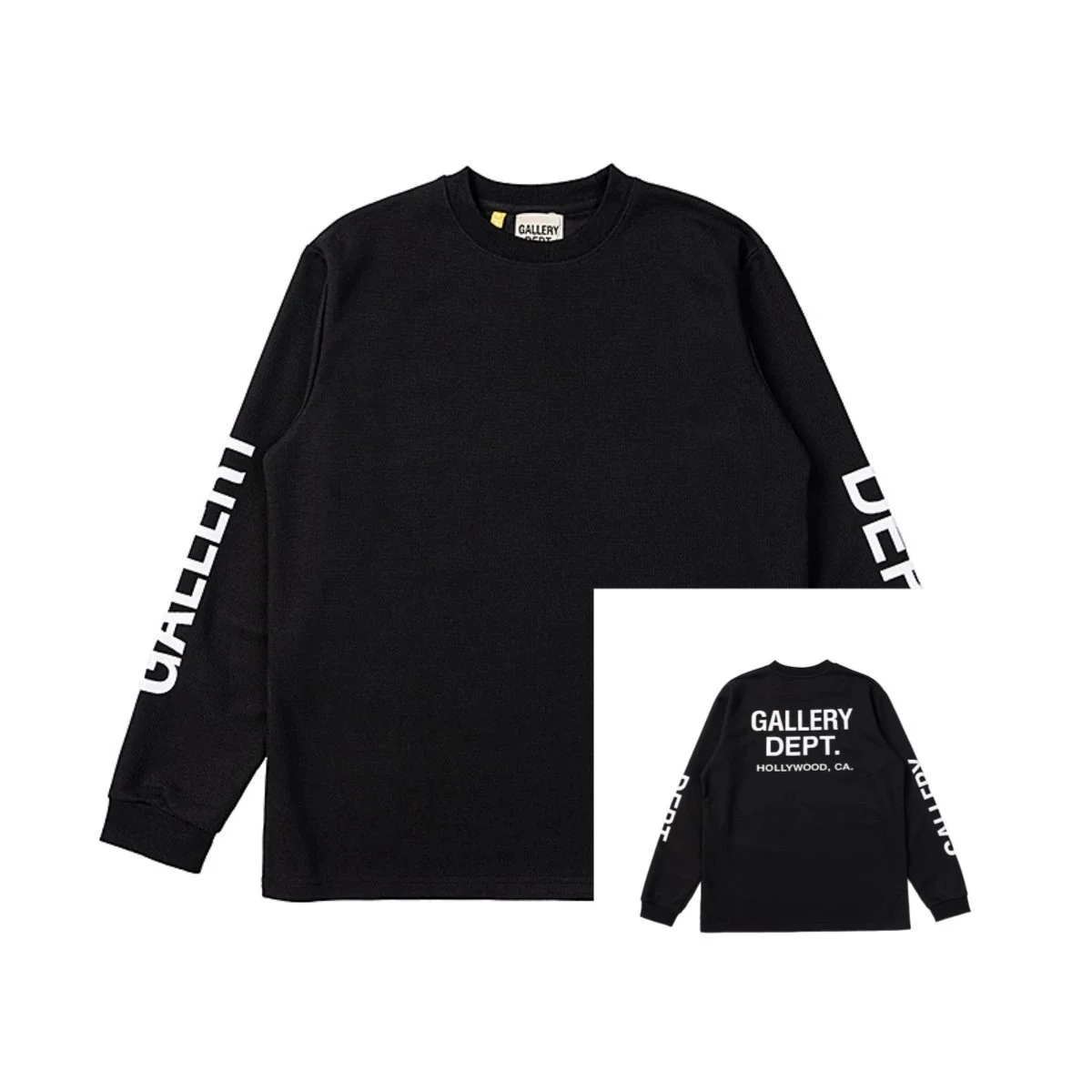 Gallery Dept. Gallery Dept. Art That Kills Black Long Sleeve T-Shirt Black - 1