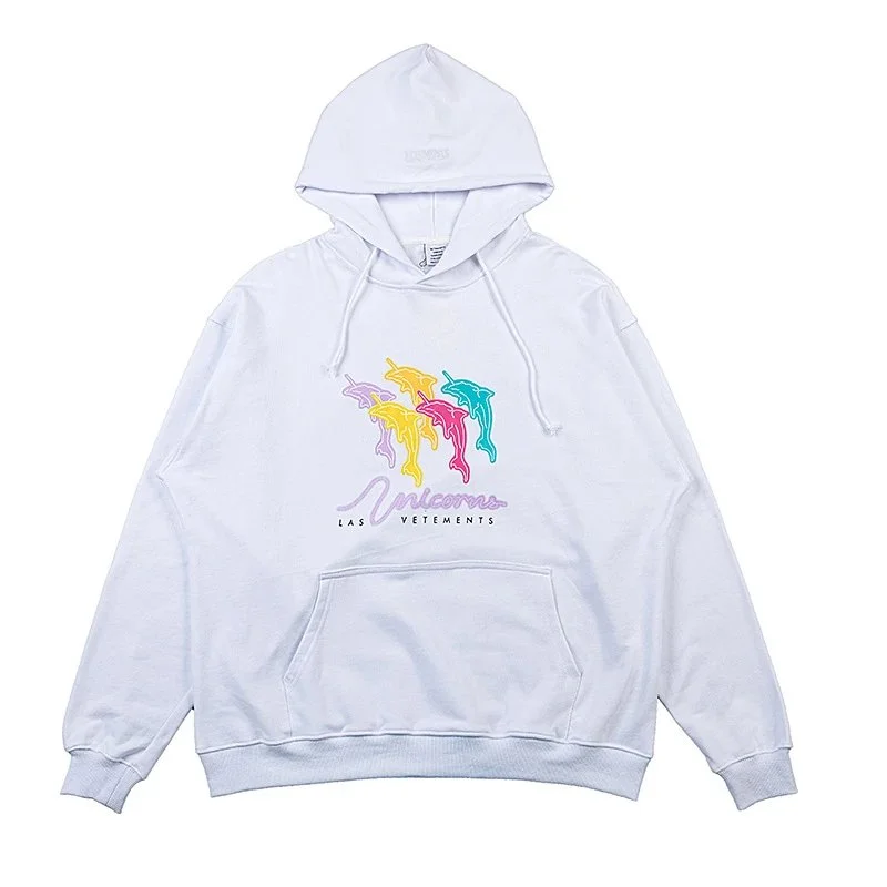 Vetements Vetements Unicorns White Hoodie White - 1