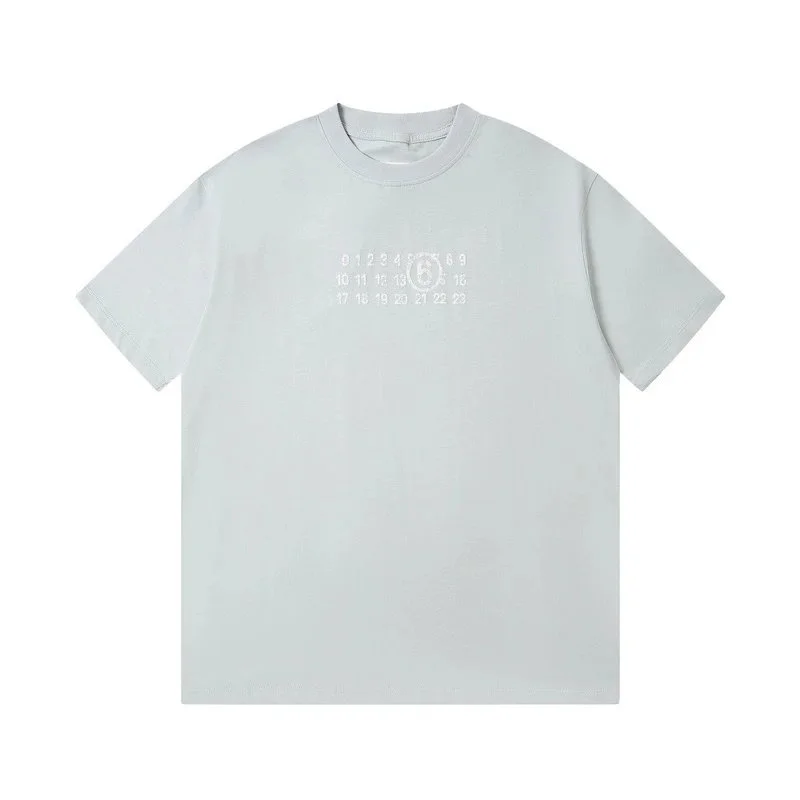 Maison Margiela Maison Margiela Replica Numbered T-Shirt 854 Light Blue Blue - 1