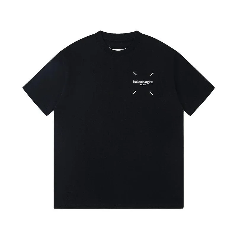 Maison Margiela Maison Margiela Black Logo T-Shirt Black - 1