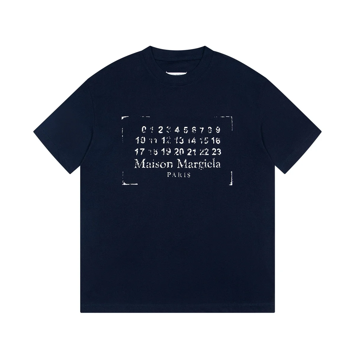 Maison Margiela Maison Margiela T-Shirt 'Numbers' Navy Navy - 1