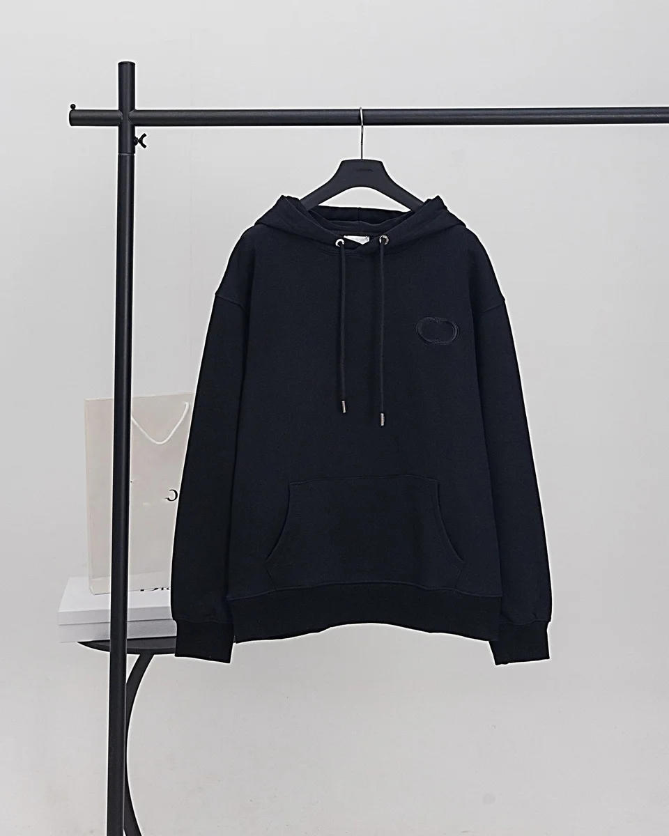 Dior Dior CDG Hoodie Black Cotton Sweatshirt Black - 1