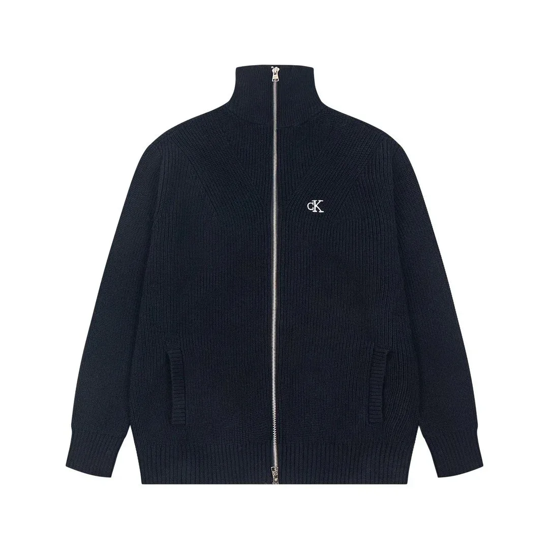 Calvin Klein Calvin Klein Zip-Up Cardigan B288 Black Sweater Black - 1