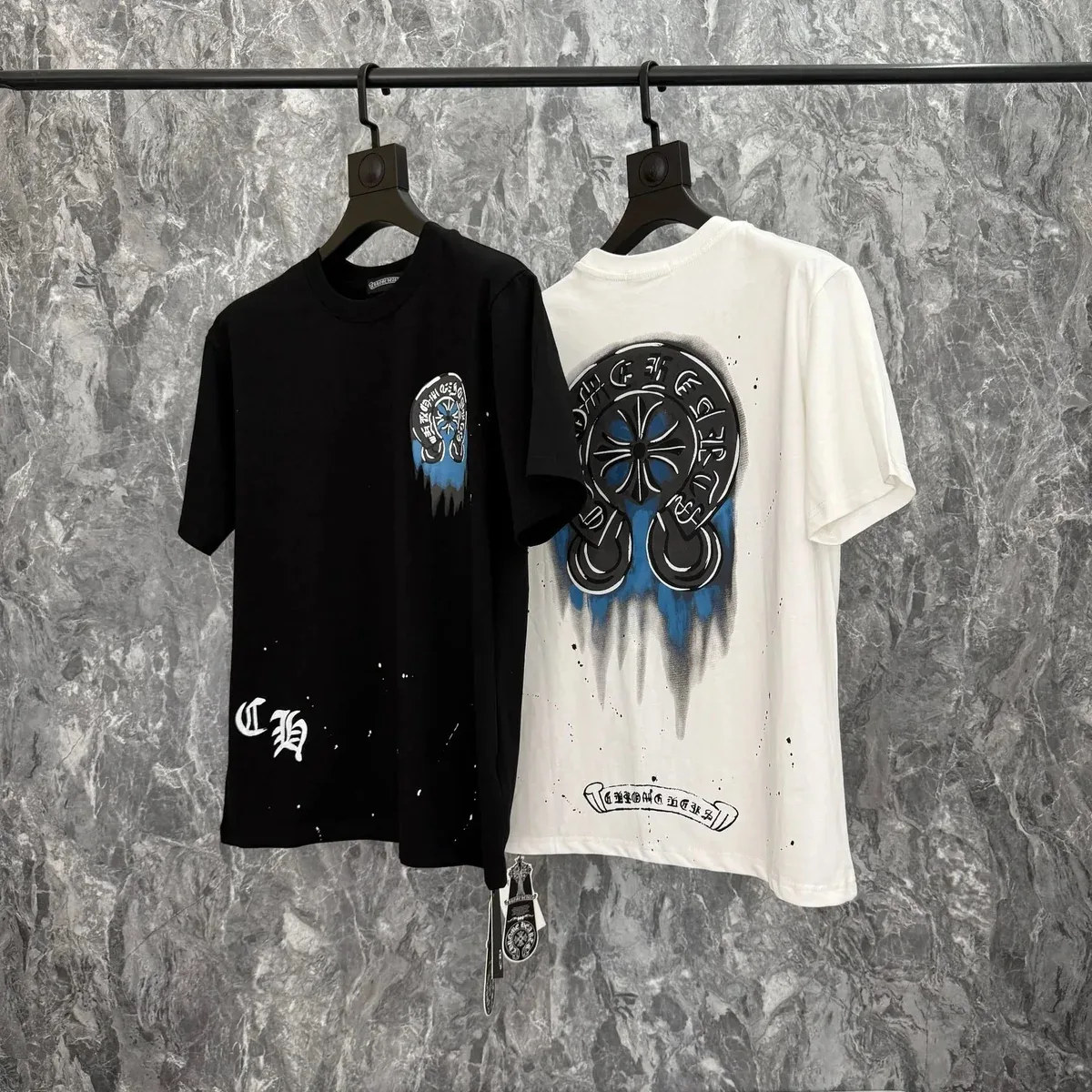 Chrome Hearts Chrome Hearts CH Cross T-Shirt Black/White Black - 1