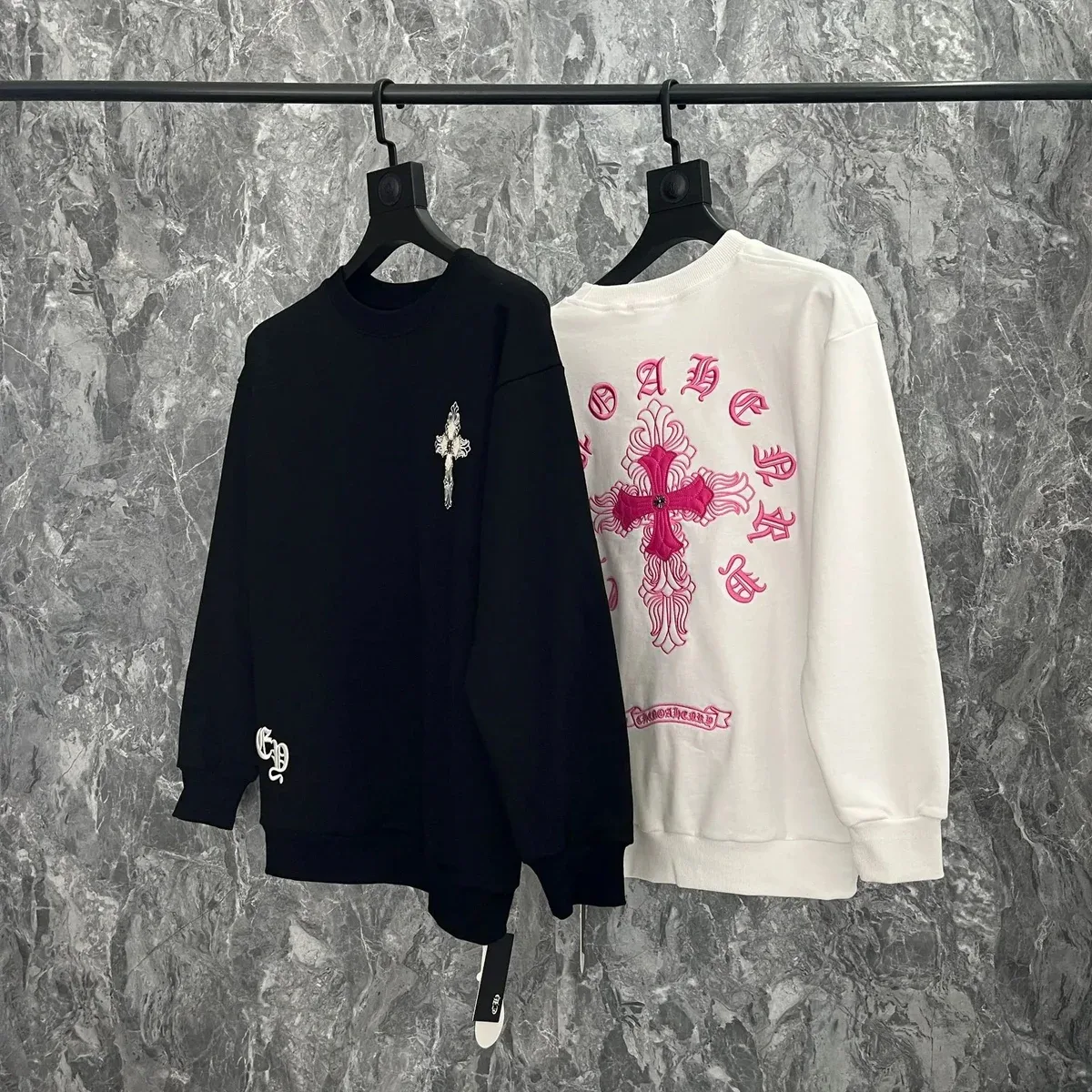 Chrome Hearts Chrome Hearts CH Plus Cross Sweatshirt BF2006 Black Black - 1