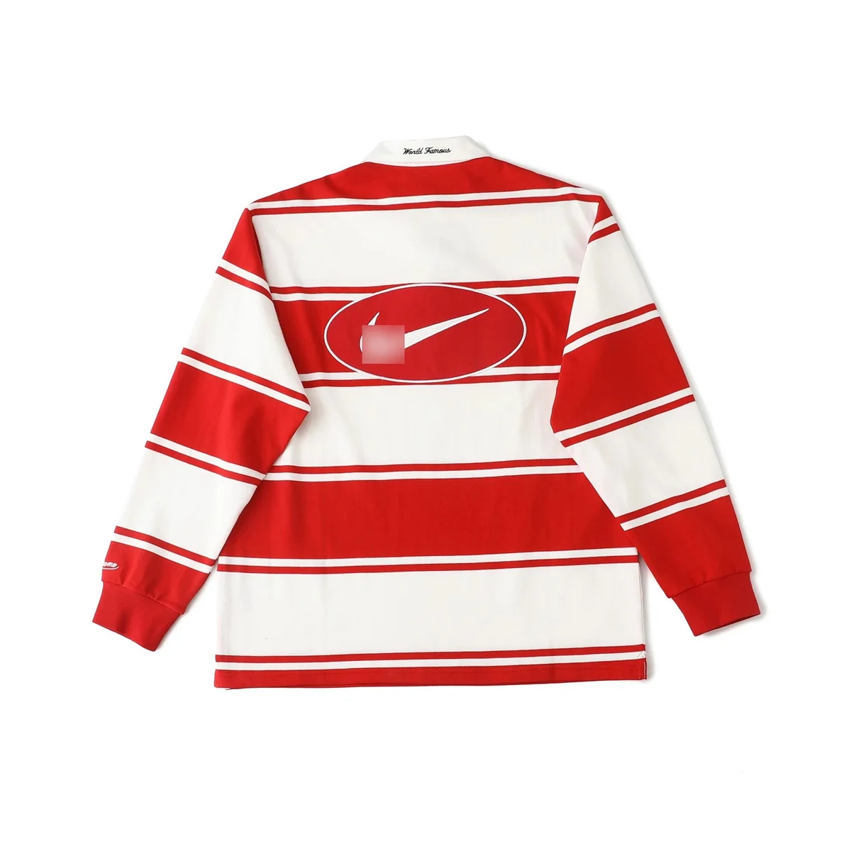 Nike Nike Air Force 1 Striped Red White Long Sleeve Shirt Red - 1