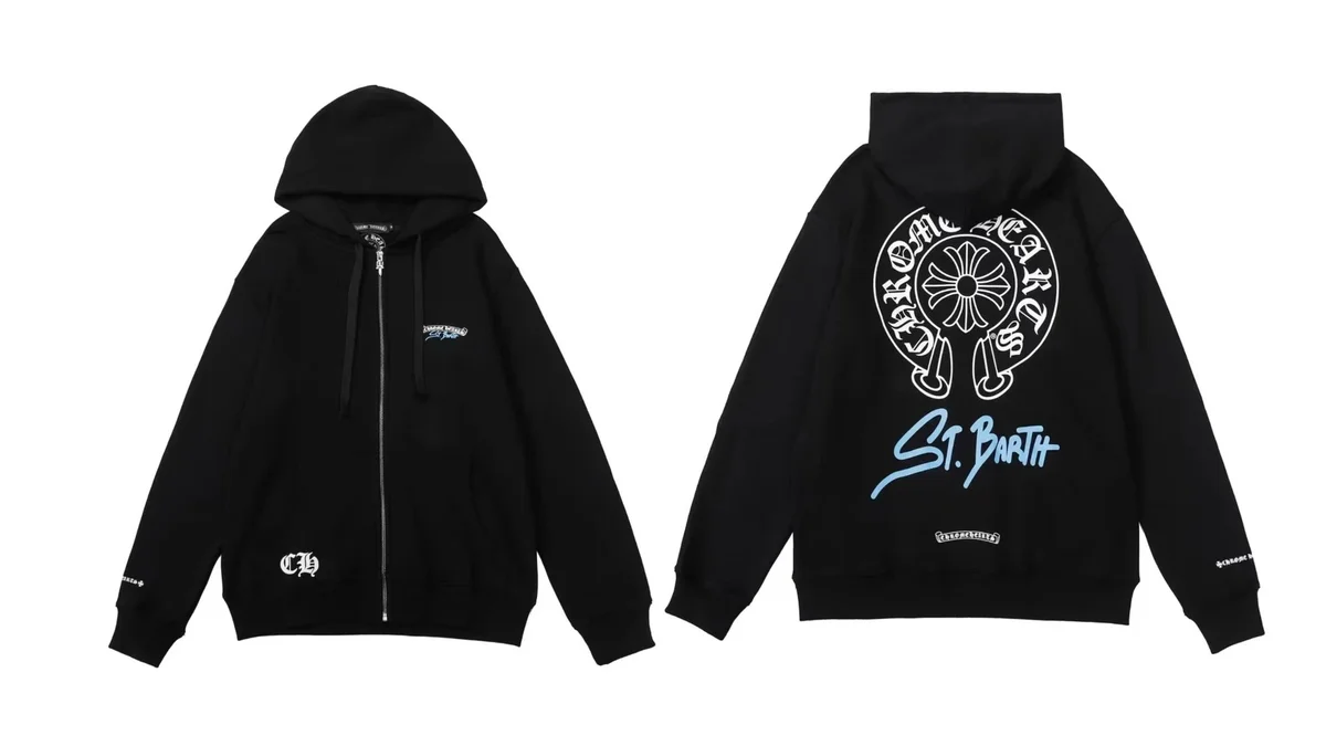 Chrome Hearts Chrome Hearts CH Plus St. Barth Black Hoodie Black - 1