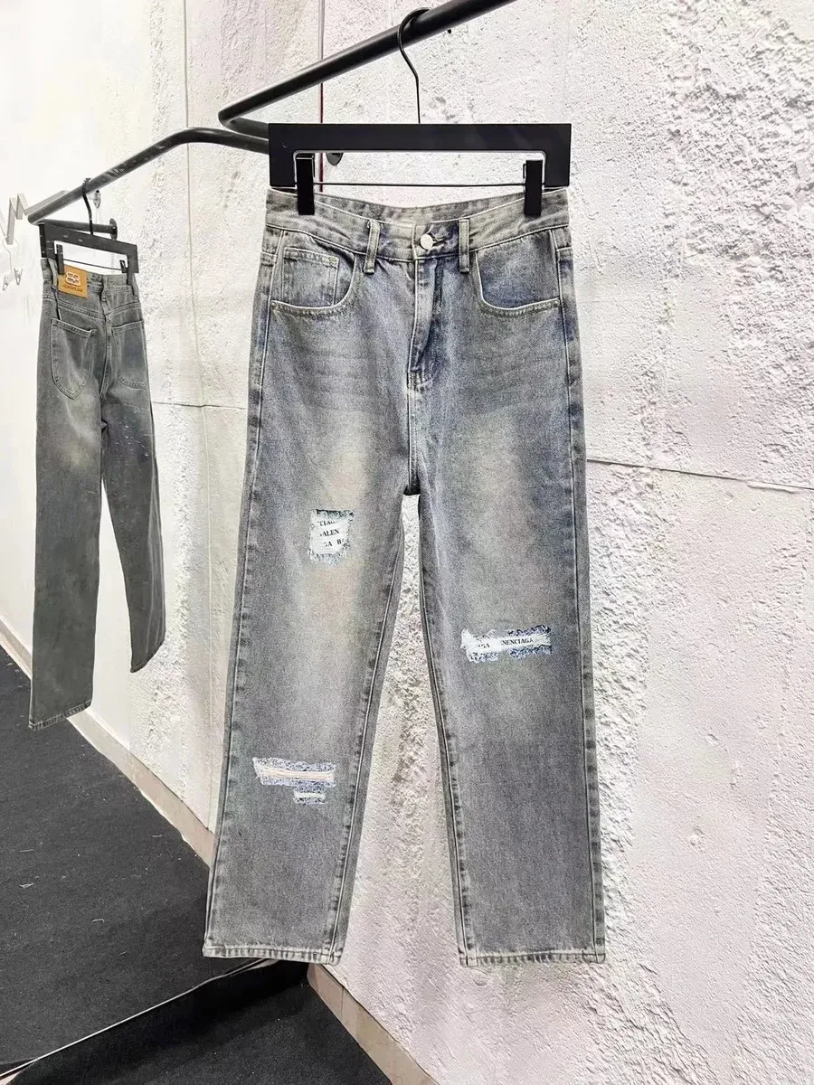 Other 952 Blue Distressed Denim Jeans Blue - 1