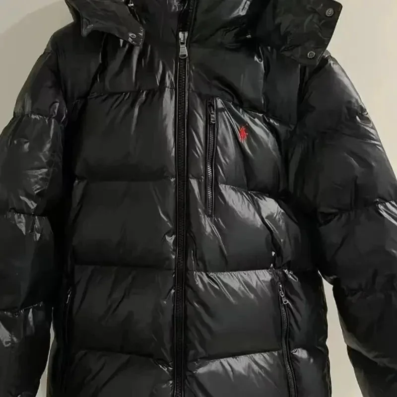 Polo Ralph Lauren Polo Ralph Lauren Classic Logo Black Puffer Coat Black - 1