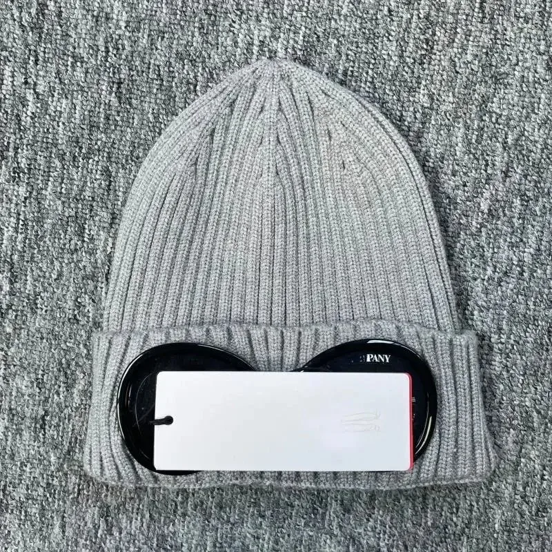 CP Company CP Company Goggle Beanie Light Grey Headwear Grey - 1