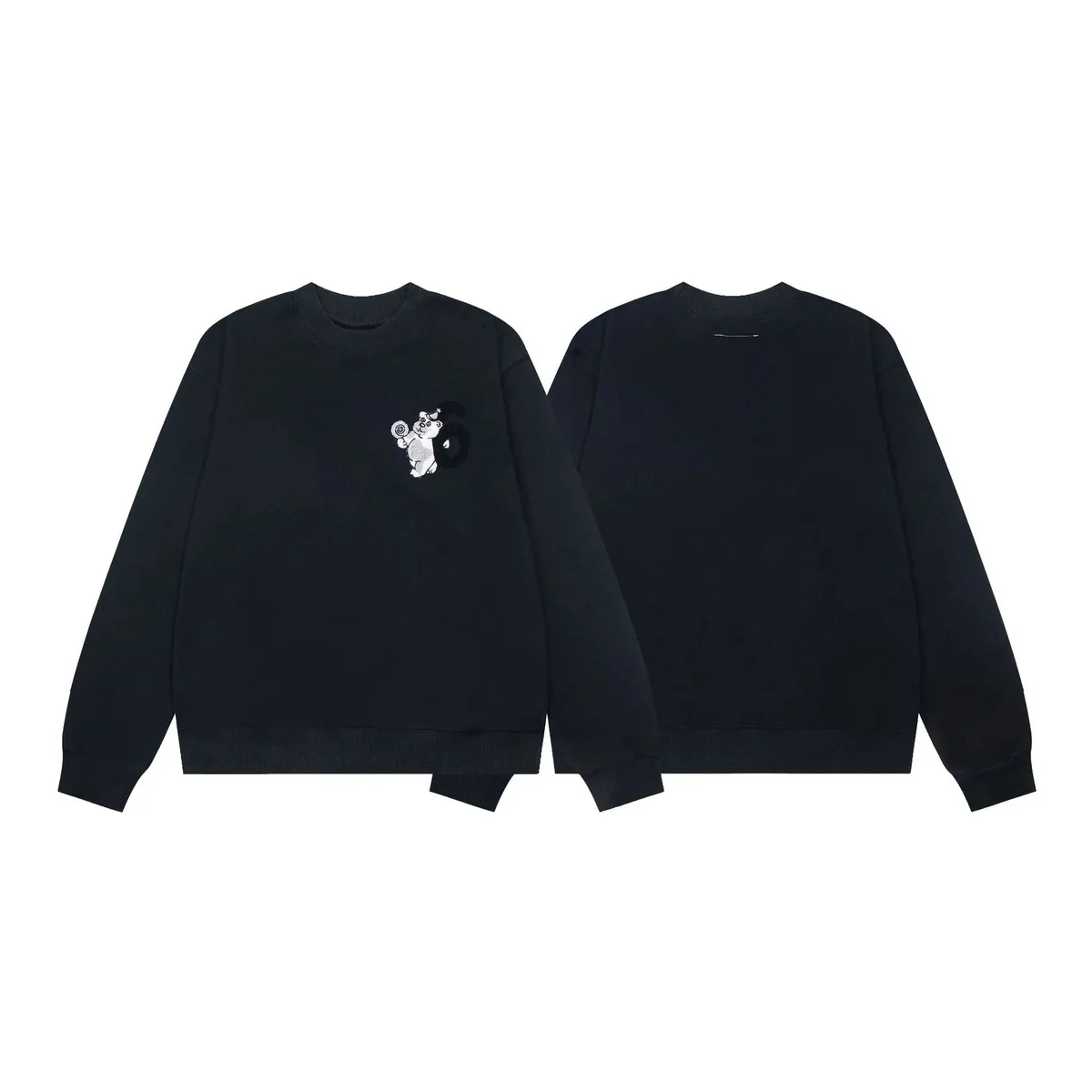 A Bathing Ape A Bathing Ape BAPE STA FED-M19 Black Sweatshirt Black - 1