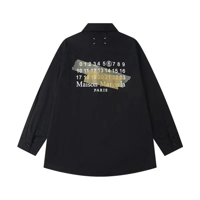 Maison Margiela Maison Margiela Black Maison Margiela Paris Shirt Black - 1