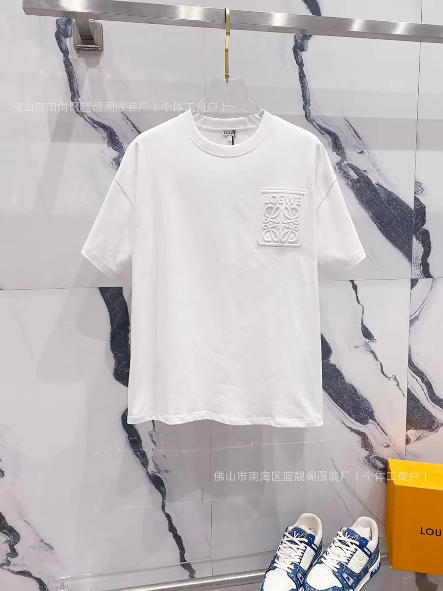 Loewe Loewe Anagram Pocket T-Shirt C12 White White - 1