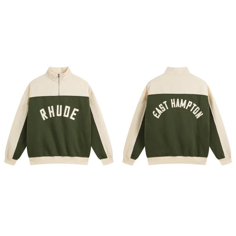 Rhude Rhude Rhecess East Hampton Green Hoodie Green - 1