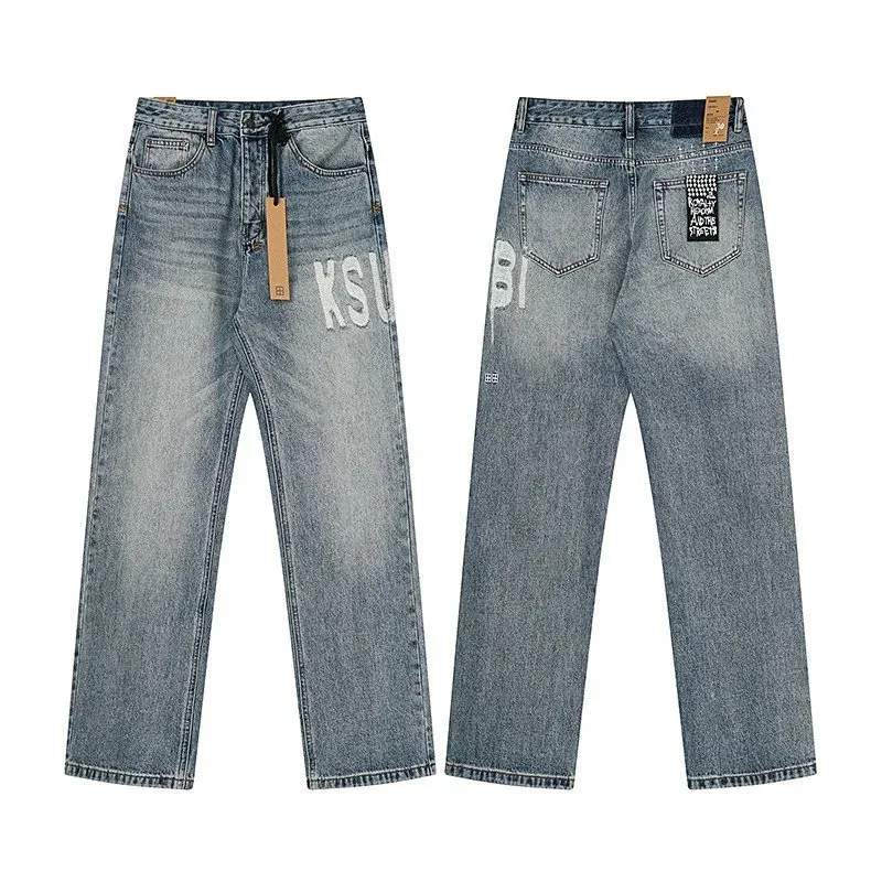 Other KSU Jeans KS9030 Light Wash Denim Bottoms Blue - 1