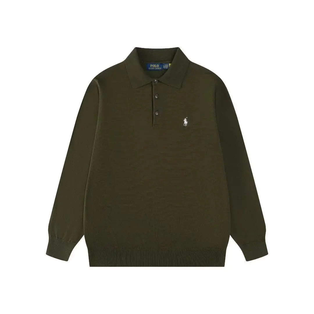 Polo Ralph Lauren Polo Ralph Lauren Classic Logo Olive Green Polo Shirt Green - 1