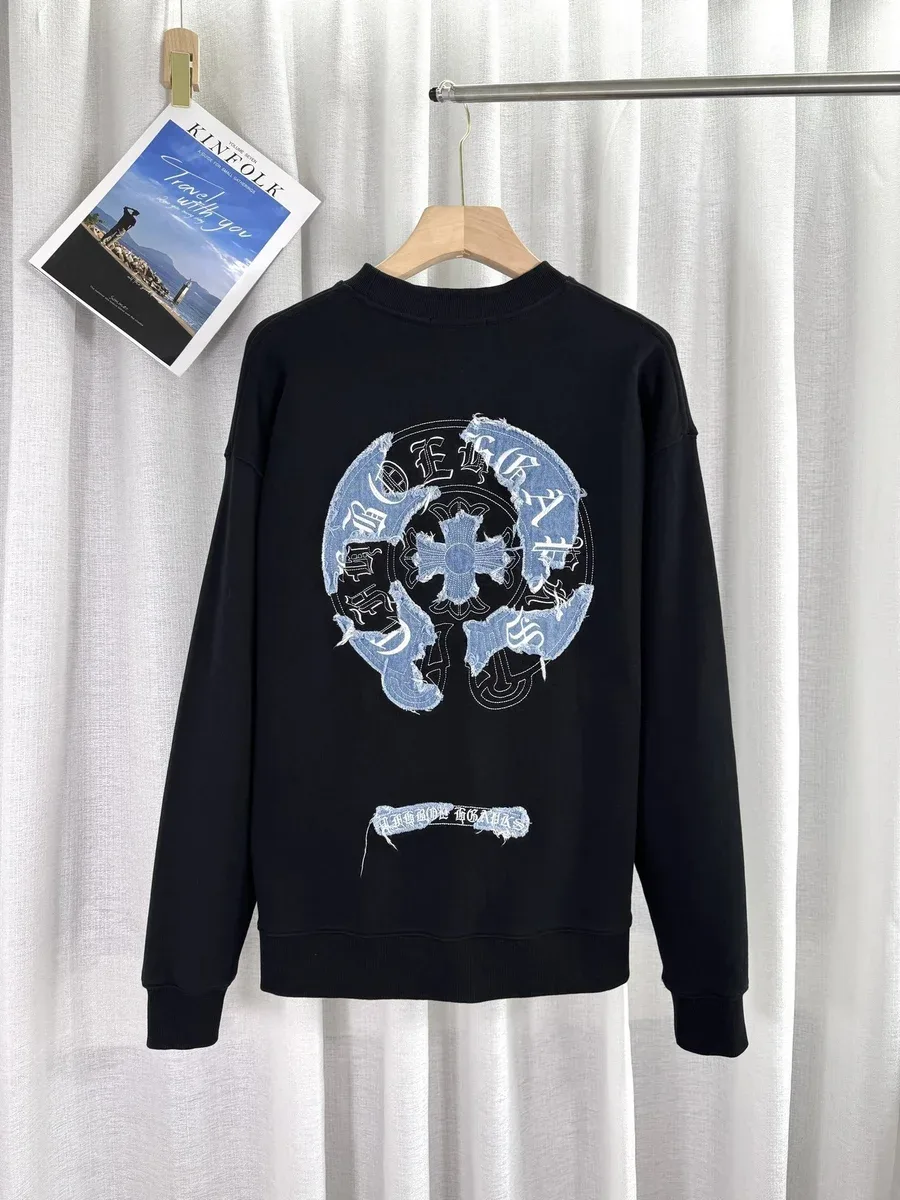 Chrome Hearts Chrome Hearts CH Plus Denim Embroidery Sweatshirt Black Black - 1