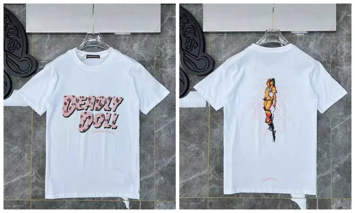 Chrome Hearts Chrome Hearts Deadly Doll White T-Shirt White - 1