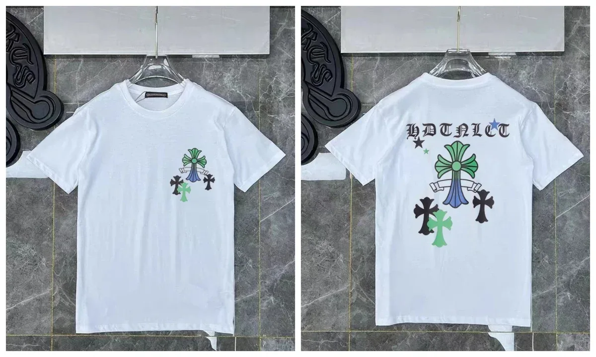 Chrome Hearts Chrome Hearts Cross Print White T-Shirt White - 1