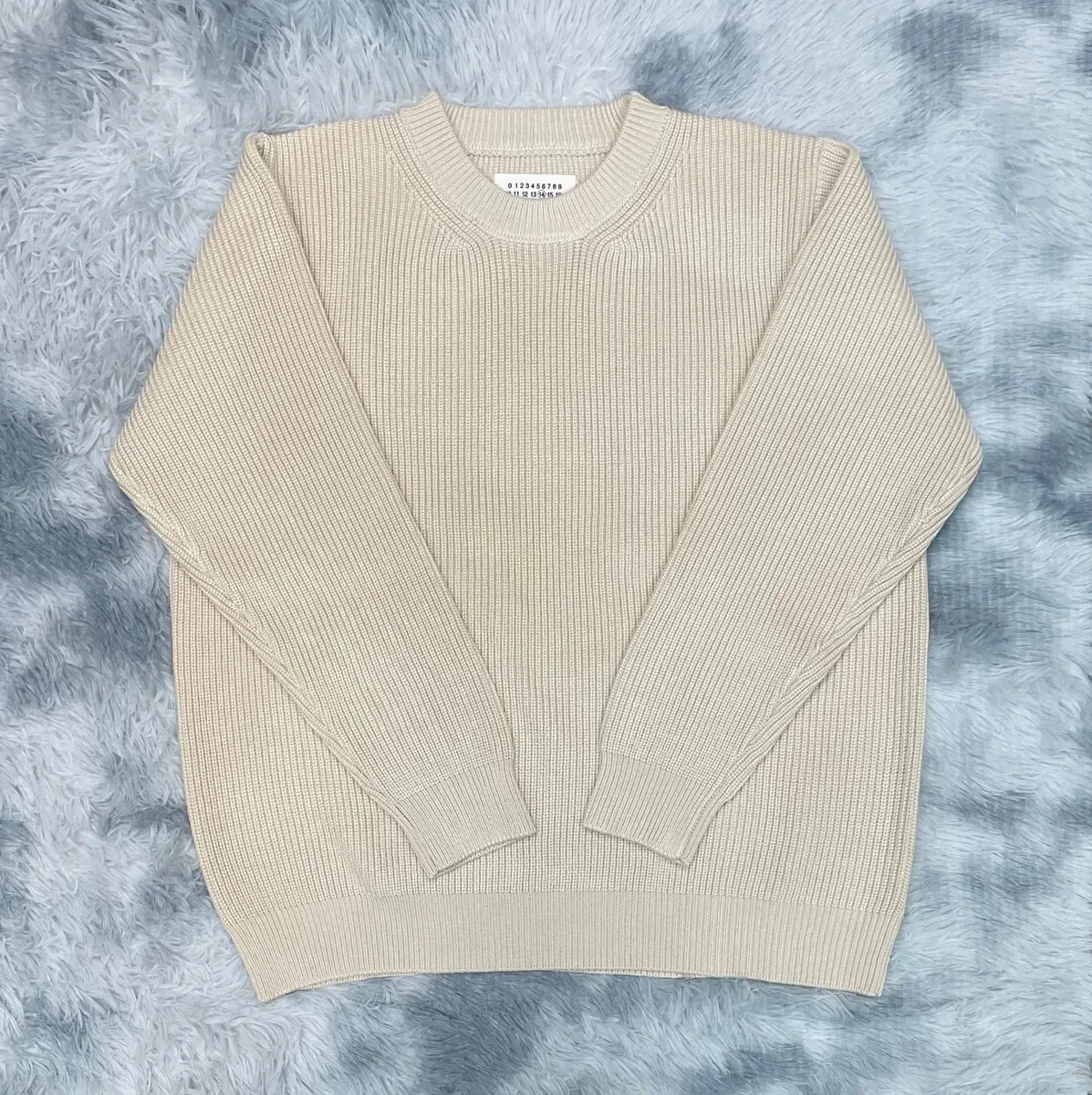 Maison Margiela Maison Margiela Beige Ribbed Sweater Beige - 1