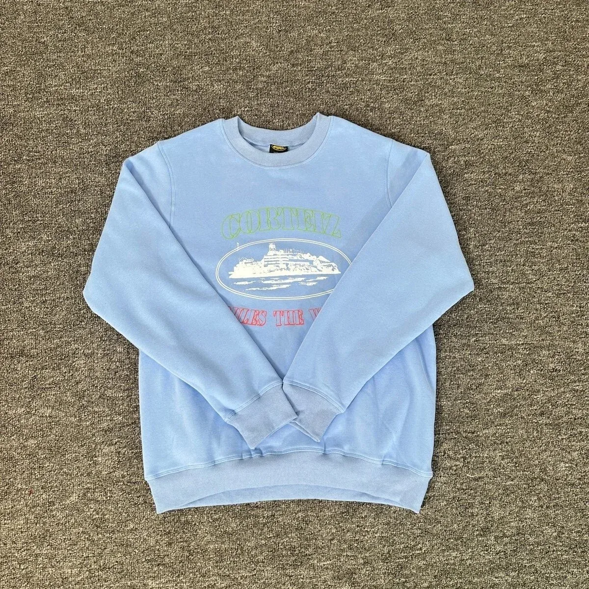 Other Sky Blue 'Cortez' Crewneck Sweatshirt Blue - 1