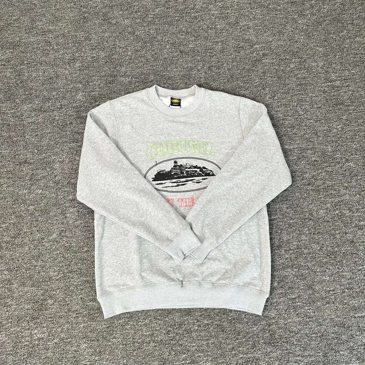 Other Grey Crewneck Sweatshirt with Graphic Print Grey - 1