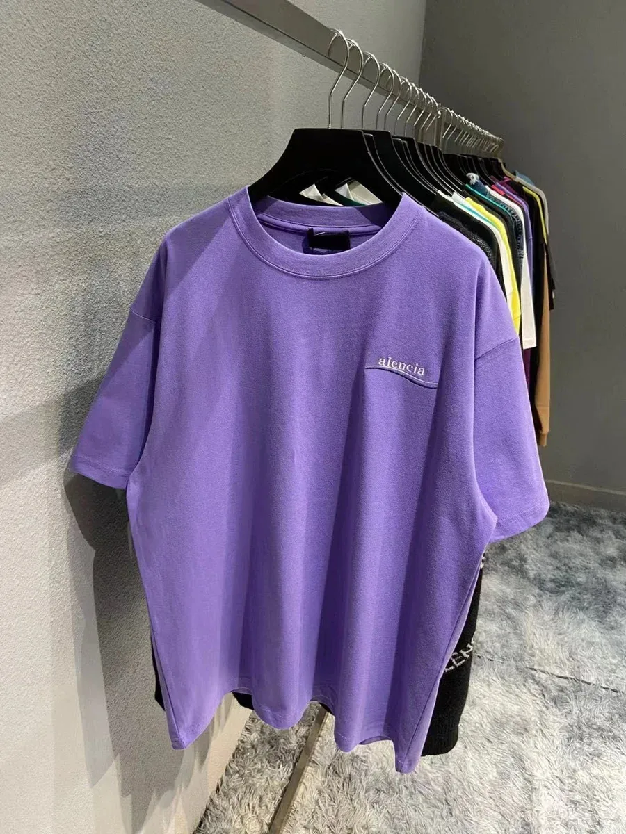 Other Purple 'alencia' Oversized T-Shirt Purple - 1