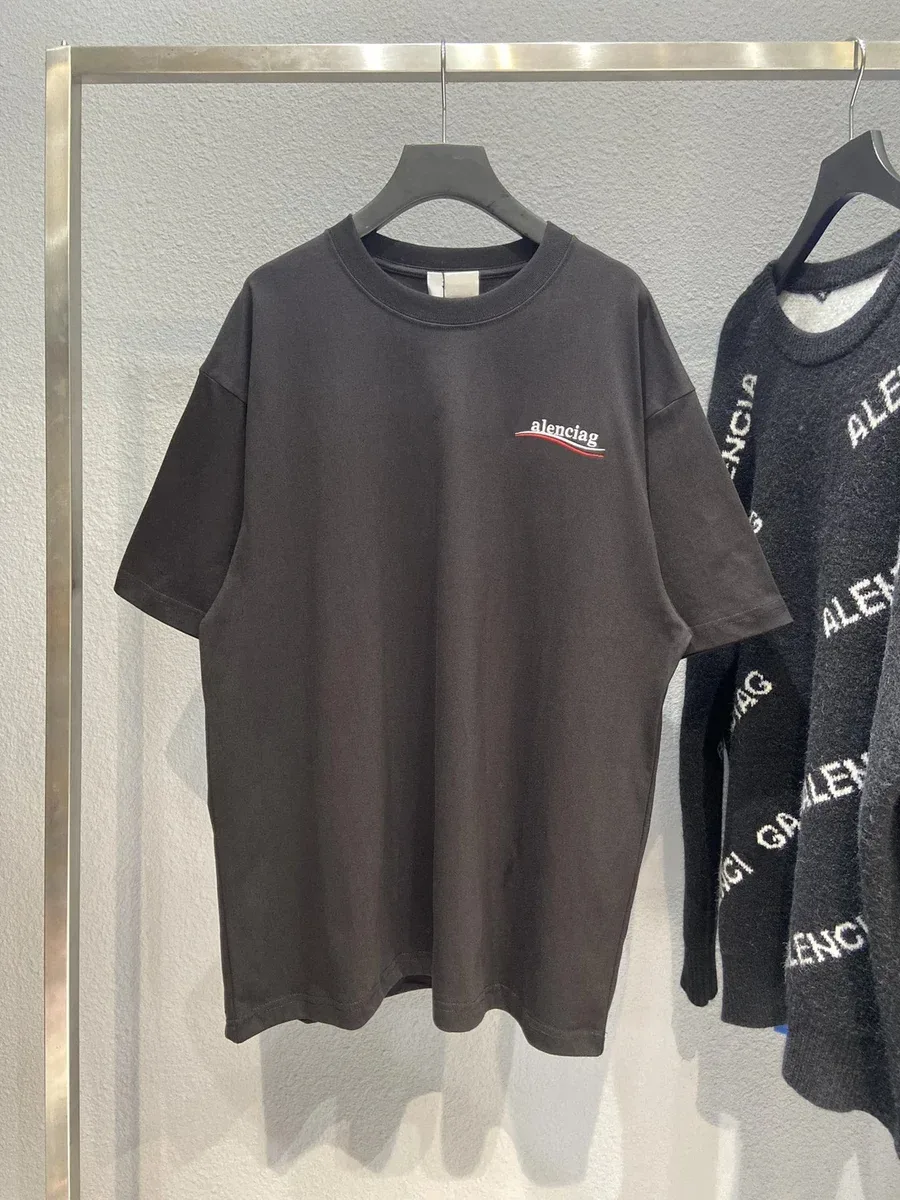 Balenciaga Balenciaga Alenciacg Oversized T-Shirt Black Black - 1
