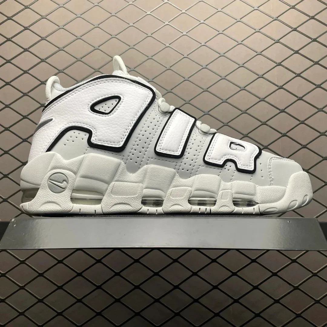 Nike Nike Air More Uptempo Triple White Sneakers White - 1