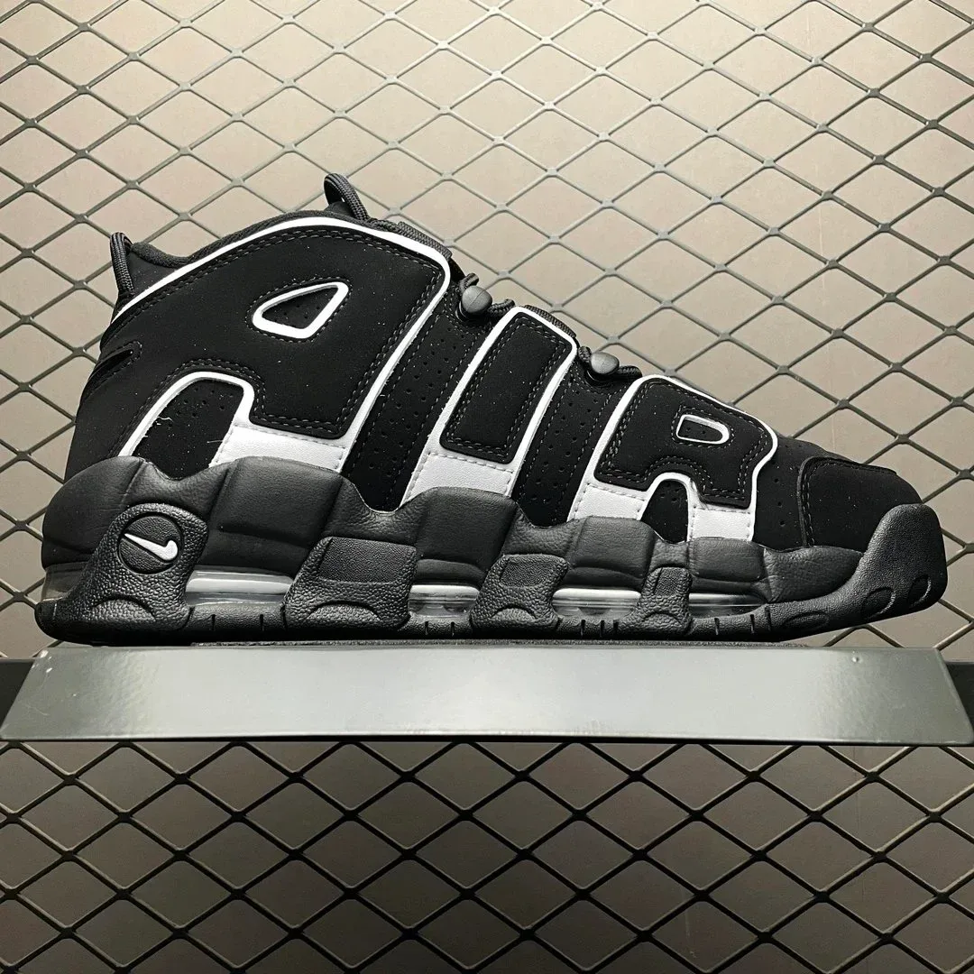 Nike Nike Air More Uptempo Triple Black Sneakers Black - 1