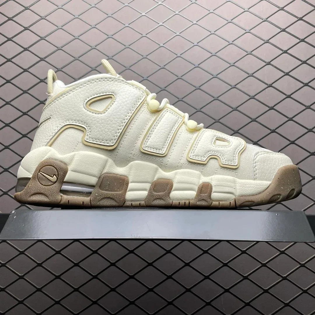 Nike Nike Air More Uptempo Sail/University Red Sneakers White - 1
