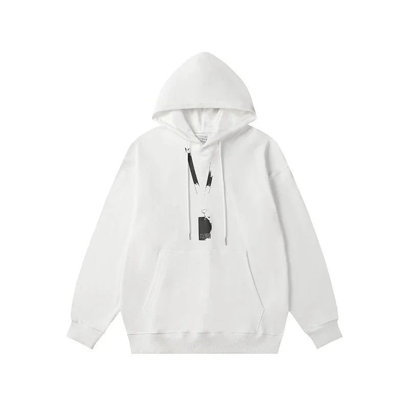 Other White Hoodie with Graphic Print White - 1