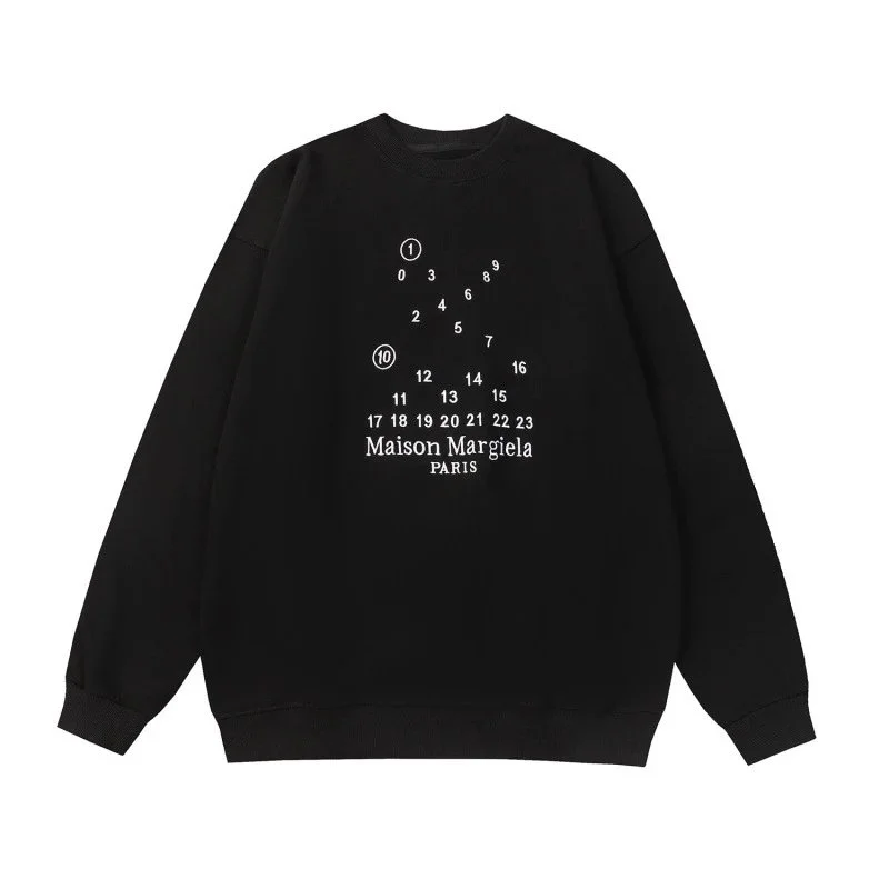 Maison Margiela Maison Margiela Black Replica Graphic Sweatshirt Black - 1