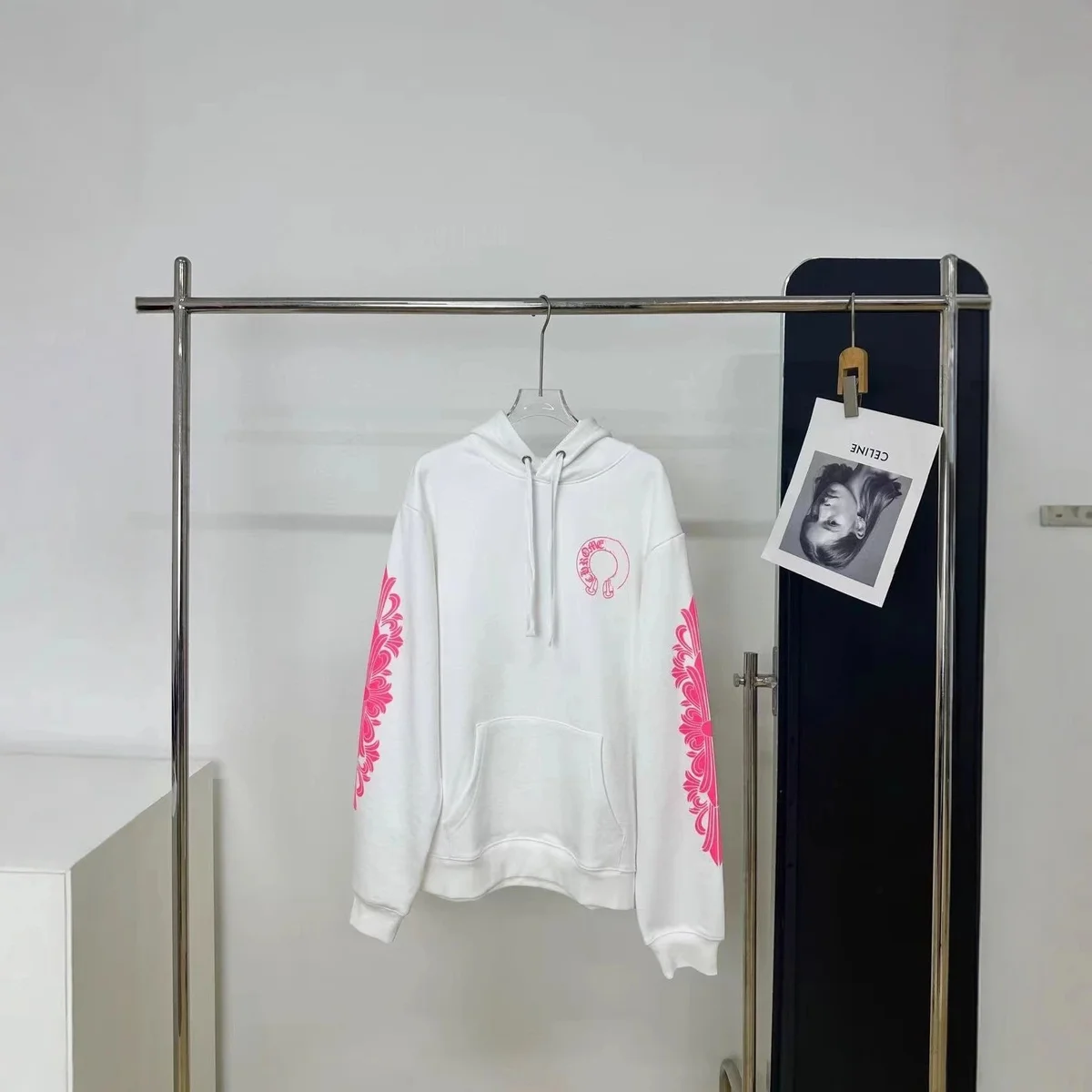 Chrome Hearts Chrome Hearts White Pink Floral Hoodie White - 1