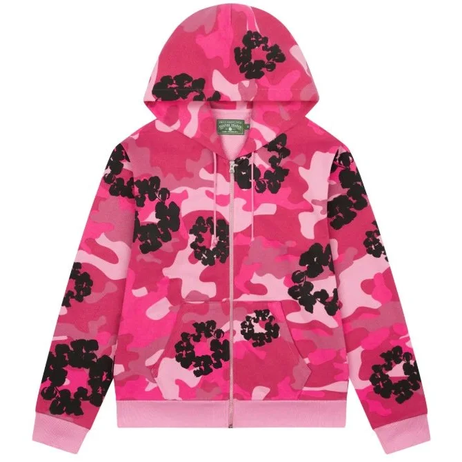 A Bathing Ape A Bathing Ape BAPE STA Pink Camo Hoodie Pink - 1