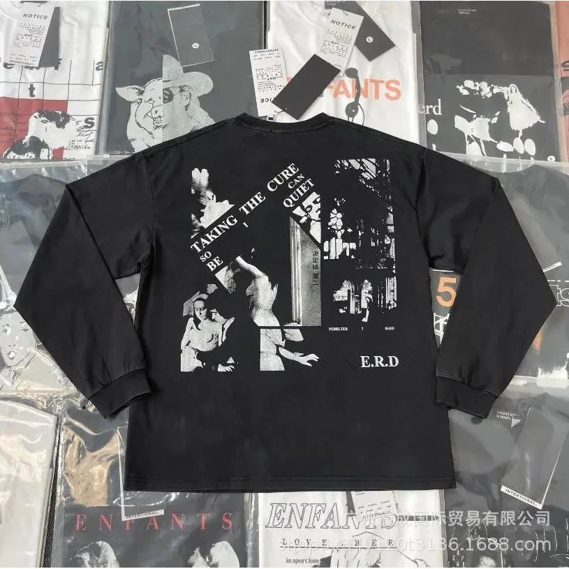 Other Black E.R.D. Graphic Long Sleeve T-Shirt Black - 1