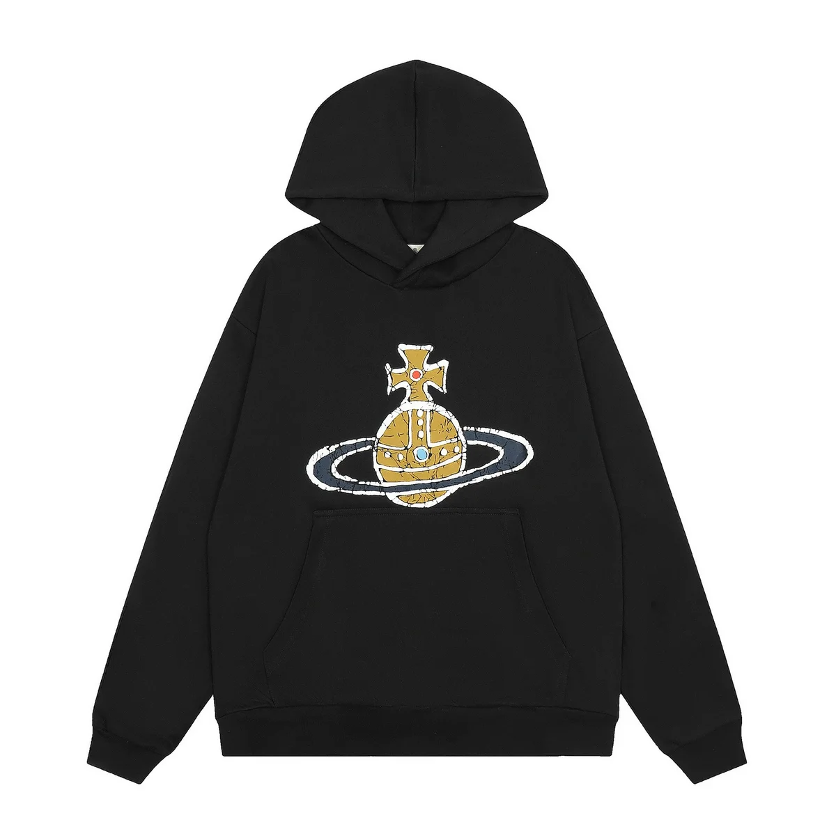 Vivienne Westwood Vivienne Westwood Orb Planet Hoodie 35 Black Black - 1